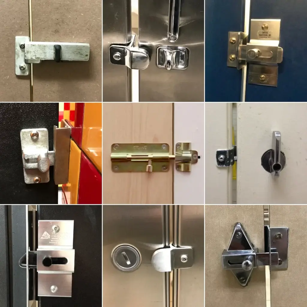 Bathroom Stall Door Lock: Restroom Partition Lock Guide