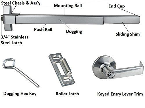 push bar door lock 2